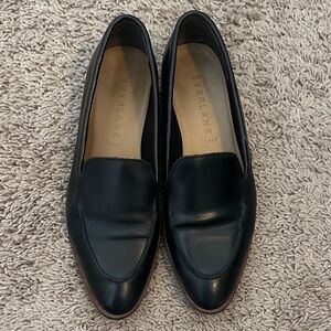 Everlane Classic Black Leather Loafers